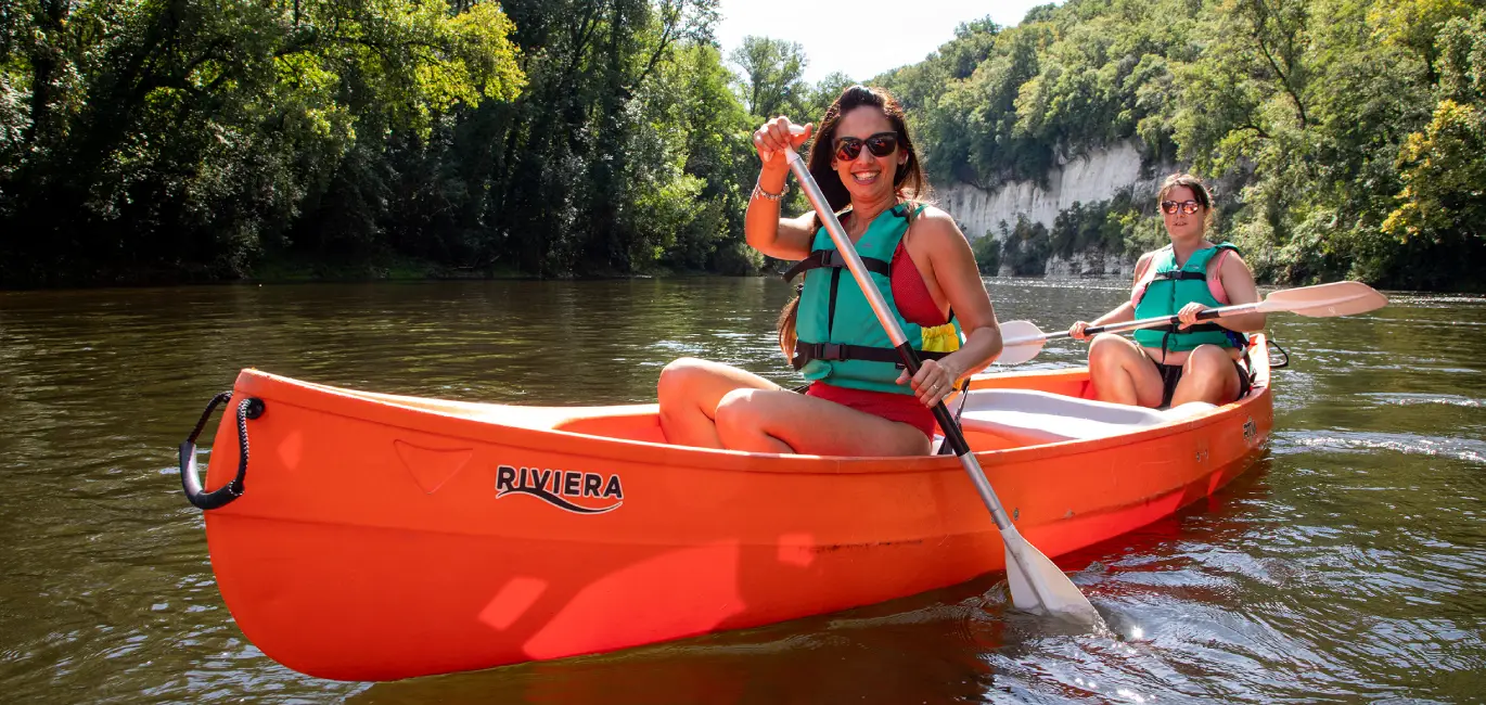 Groupe amis canoe kayak dordogne beynac