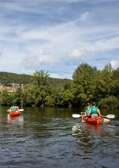 Randonnée en canoë sur plusieurs jours en Dordogne