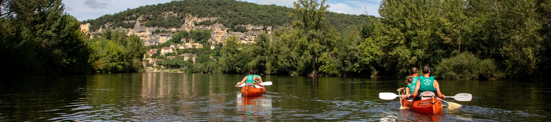 Randonnée en canoë sur plusieurs jours sur la  Dordogne.